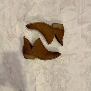 Low Rise Brown Booties